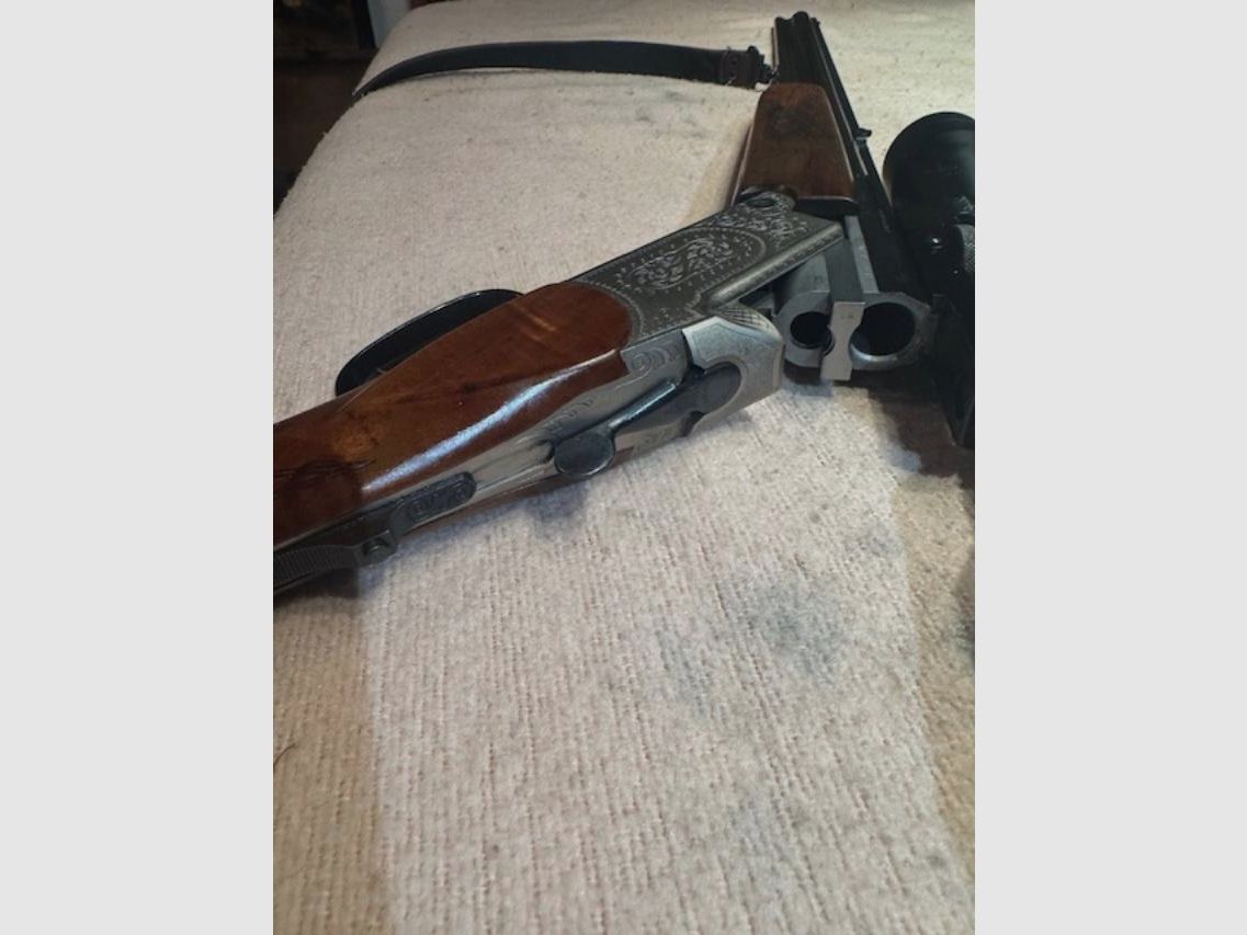 Blaser Bockbüchsflinte 7x57R + 16/70 im Bestzustand mit GECO 3-9x40i