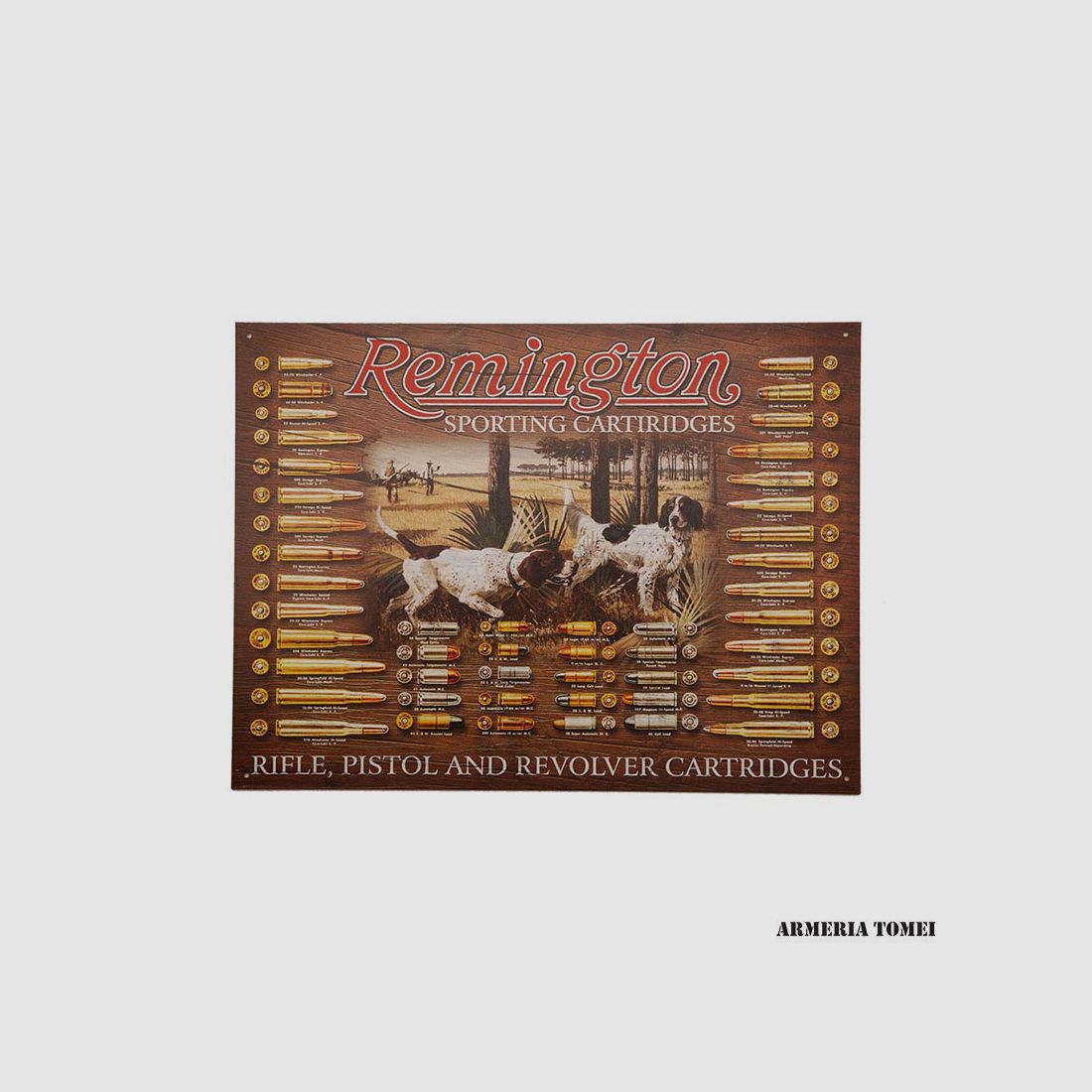 METAL PLATE REMINGTON CARTRIDGES