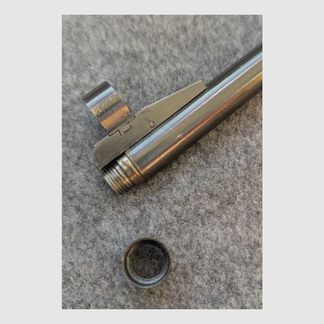 TOZ 17-01 with Tasco 3-9x40 scope and thread