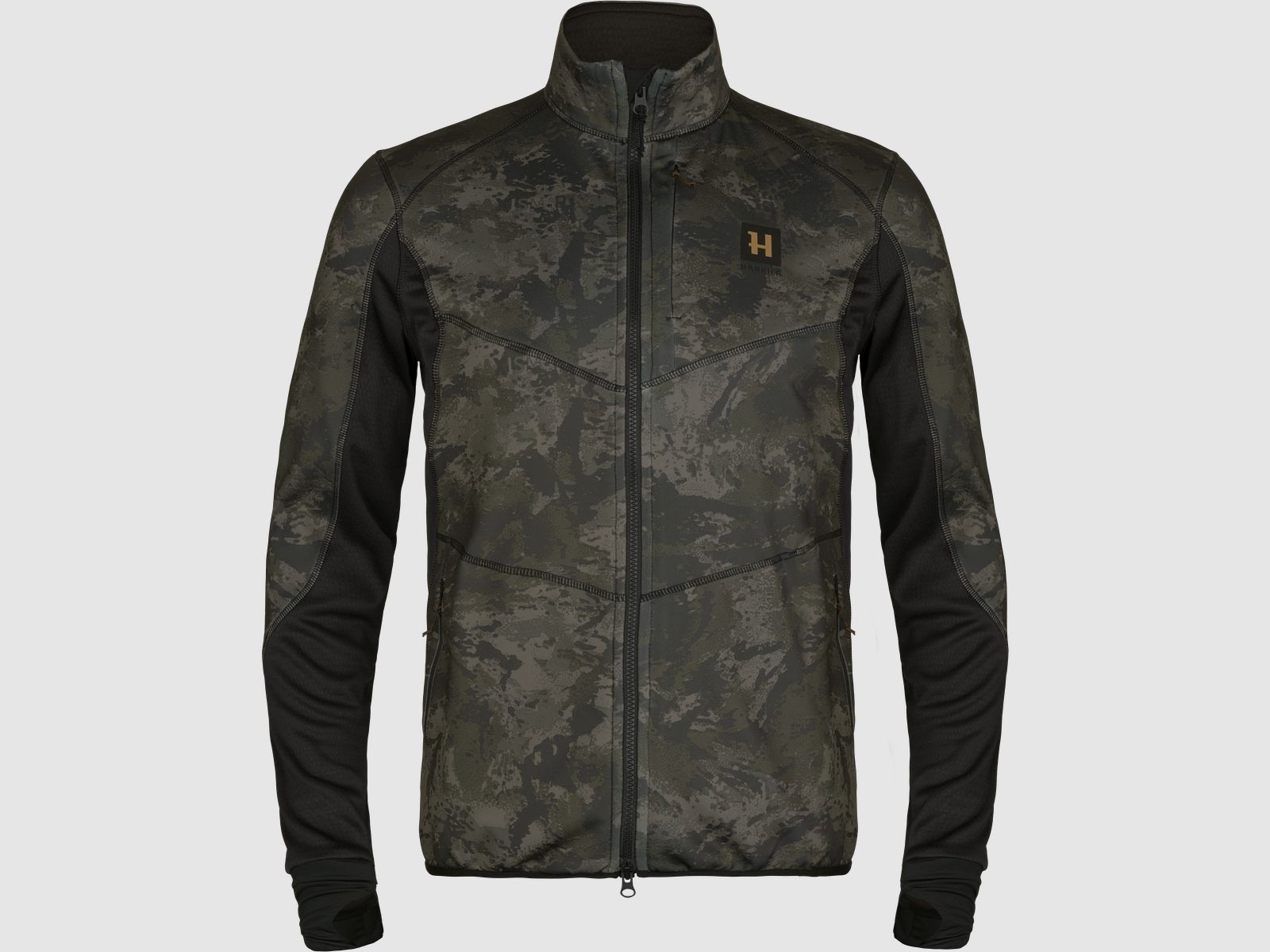 harkila NOCTYX Camo polarowa kurtka AXIS MSP*Black/Czarny 2XL