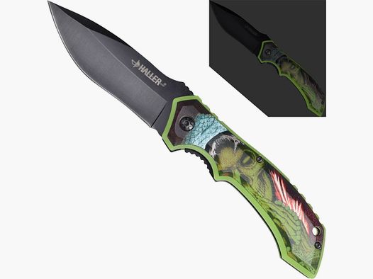 Taschenmesser glowing fluoreszierend im Dunkeln Reaper