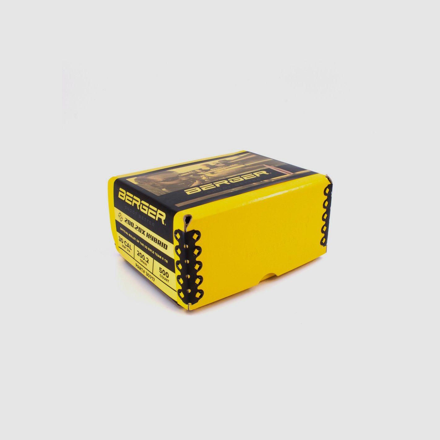 BERGER GESCHOSSE 30 (.308) 200.20X gr HYBRID TARGET QUANTITÄT PACK 500 STK, Bild 2 von 2