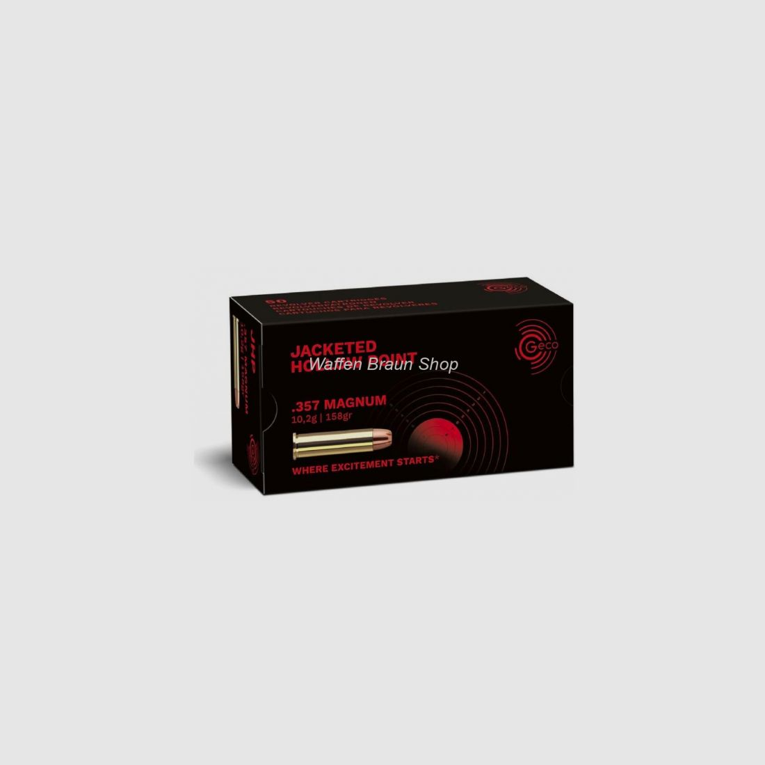 GECO PATR .357 MAG Hohlspitz 158 grain 50 STK