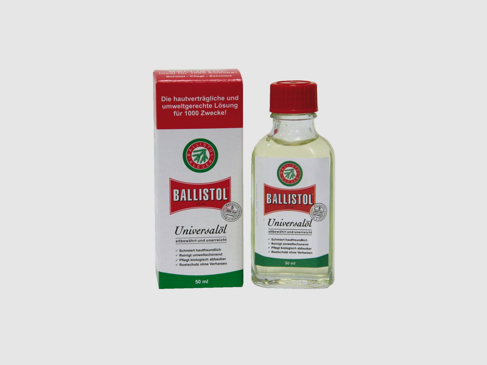 BALLISTOL Huile universelle 50 ml bouteille en verre huile de soin huile pour armes Fabriqué en Allemagne