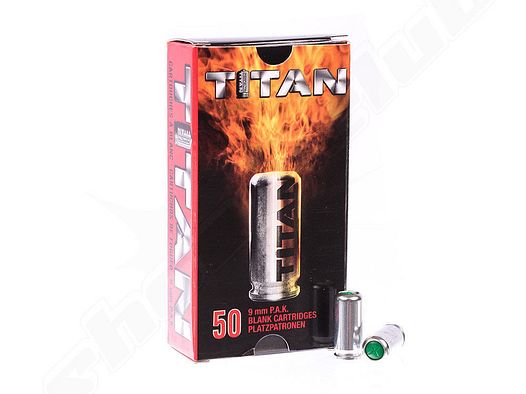 Perfecta Titan Knallpatronen 9mm P.A.K. 50 Stück