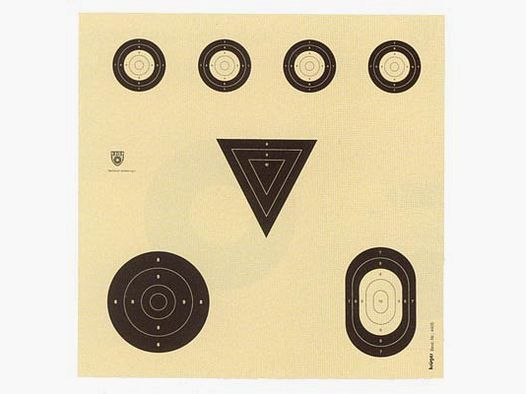 50 BDS target sheets 55x53cm