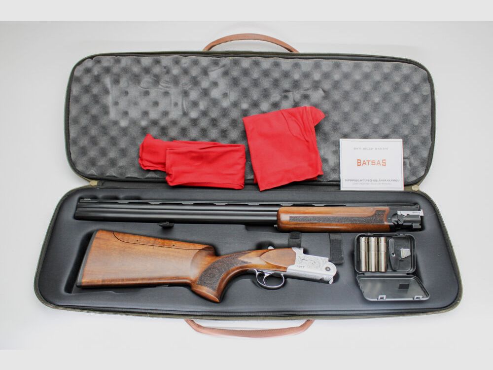 Escopeta BDF BATAS 121T Trap Silver cal. 12/70 perdigones de acero 12/70