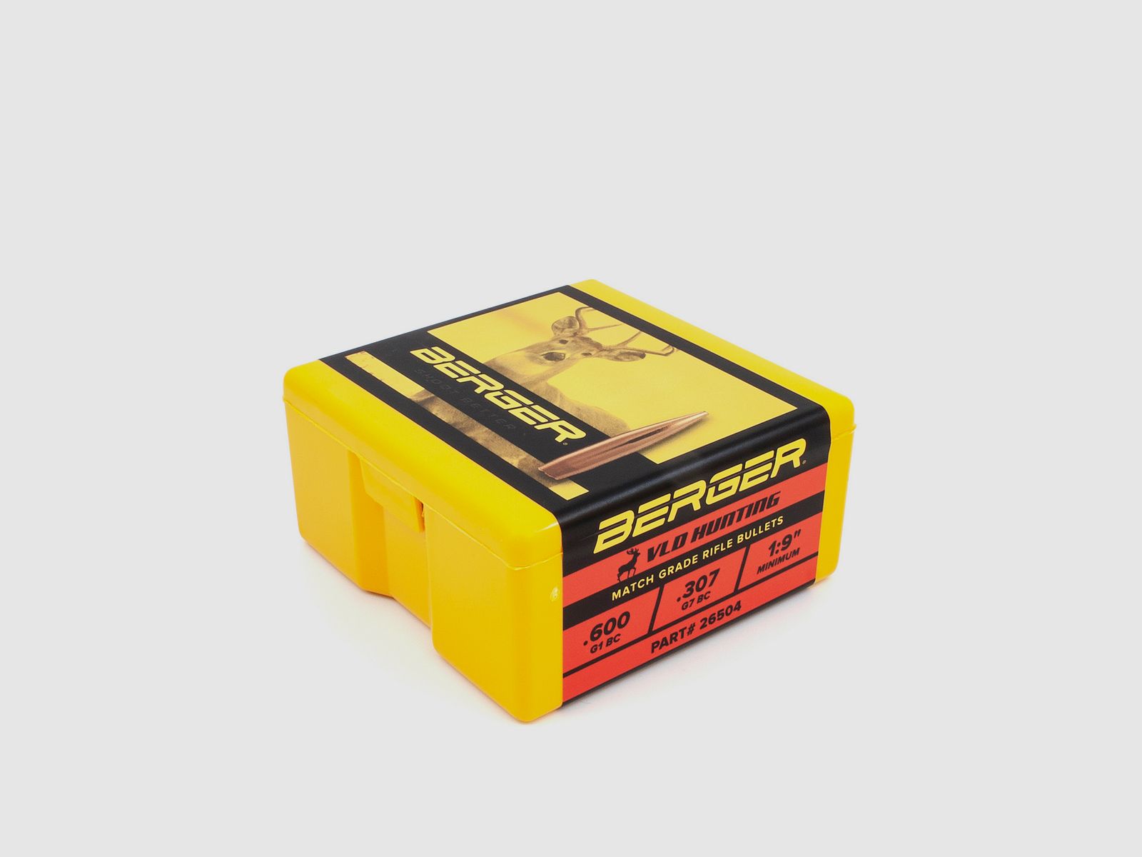 Proiettile Berger 6,5mm/.264 VLD Caccia 140GR 100 Pezzi