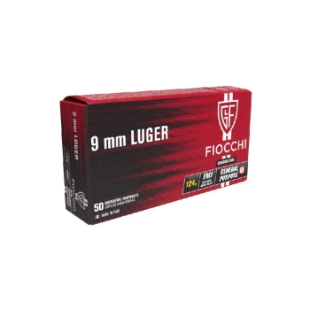 FIOCCHI Munition cal. 9x19mm PARA FMJ 8 g/124 gr