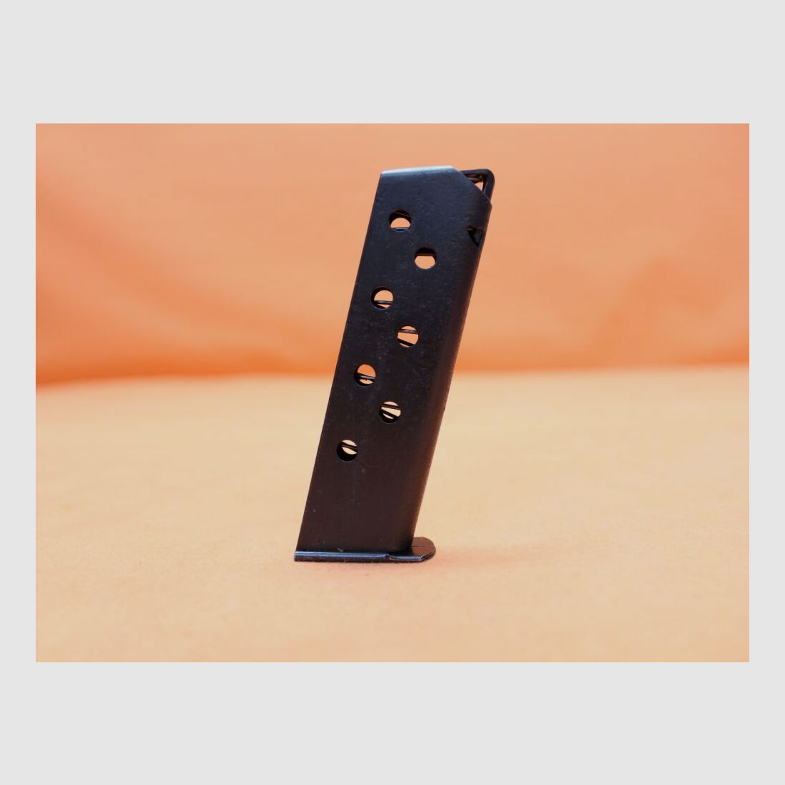 DDR SURPLUS Walther PP : Chargeur DDR (sans marquage) 8 coups bronzé sans talon de chargeur 7,65mm Browning