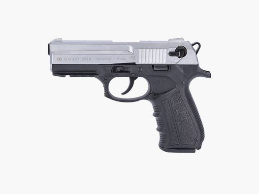 Zoraki 2918 schreckschuss pistool 9 mm P.A.K matte chroom