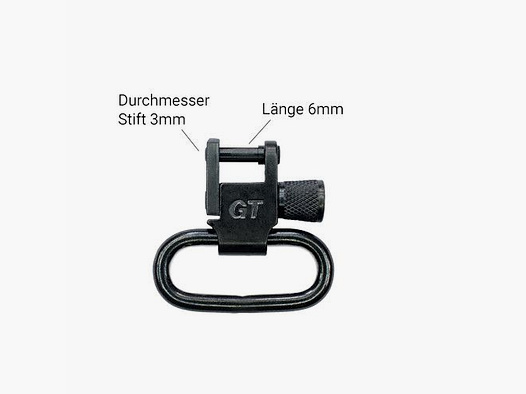 Riemenbügel für europäische Riemenbügelösen 3,1mm 1 Stück