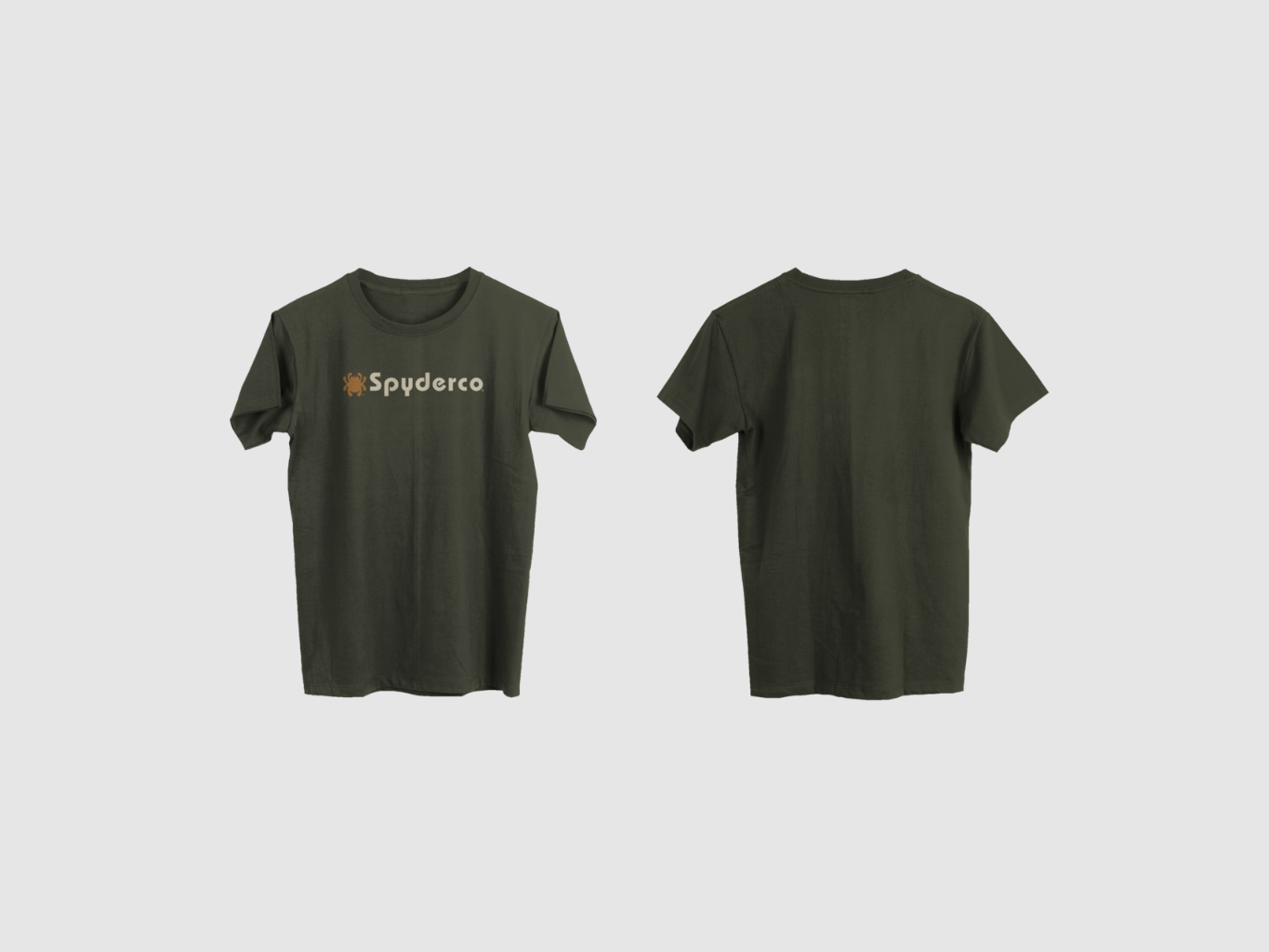 Official Spyderco T-shirt green (M), image 2 of 2