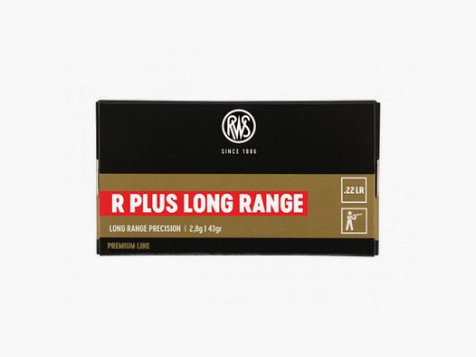 RWS CARTUCHOS 22 LR R PLUS LONG RANGE