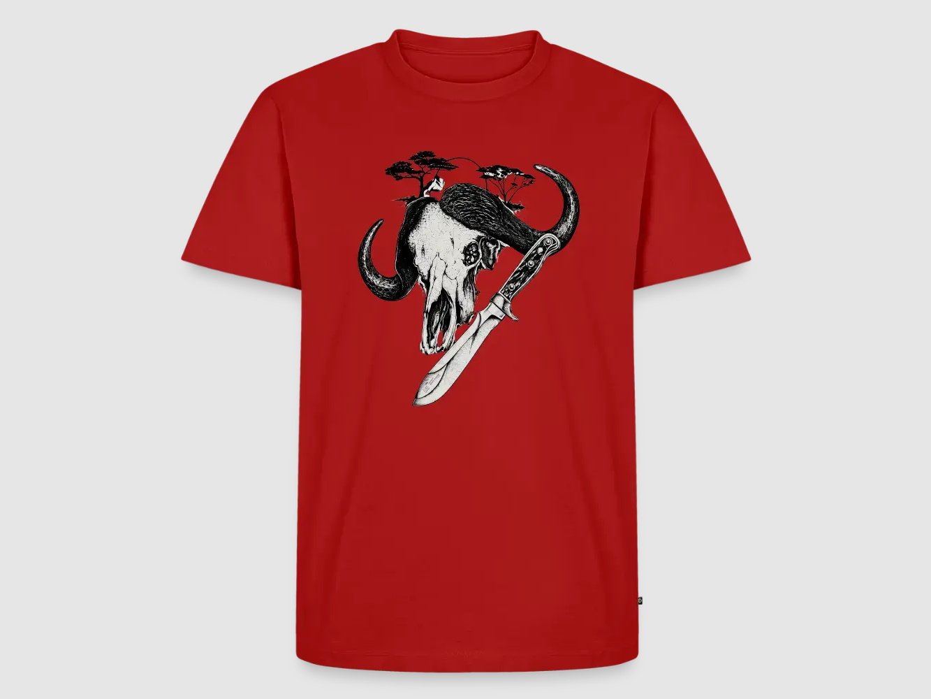 PUMA Men´s Premium T-Shirt „White Hunter – Big Game"