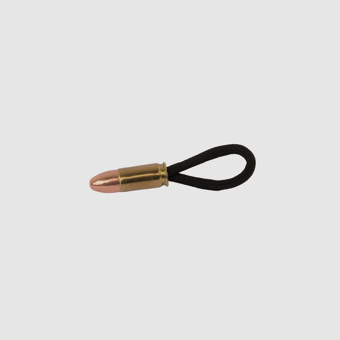 SchlĂĽsselanhĂ¤nger Parachute Cord mit Kaliber 9 x 19 mm 9 mm Luger Patrone schwarz handgefertigt