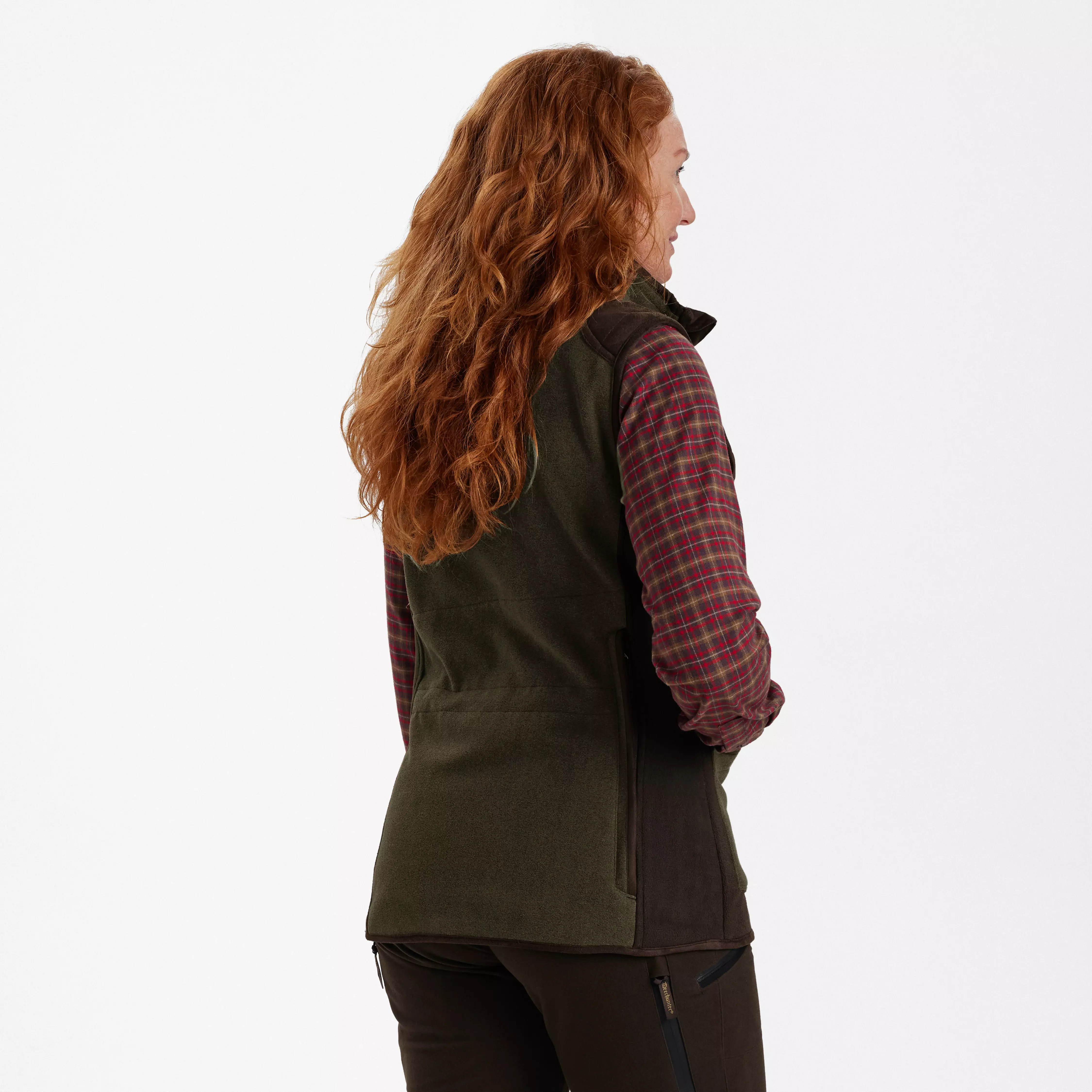 Lady Pam gilet da tiro - Graphite Green Melange, immagine 2 di 5