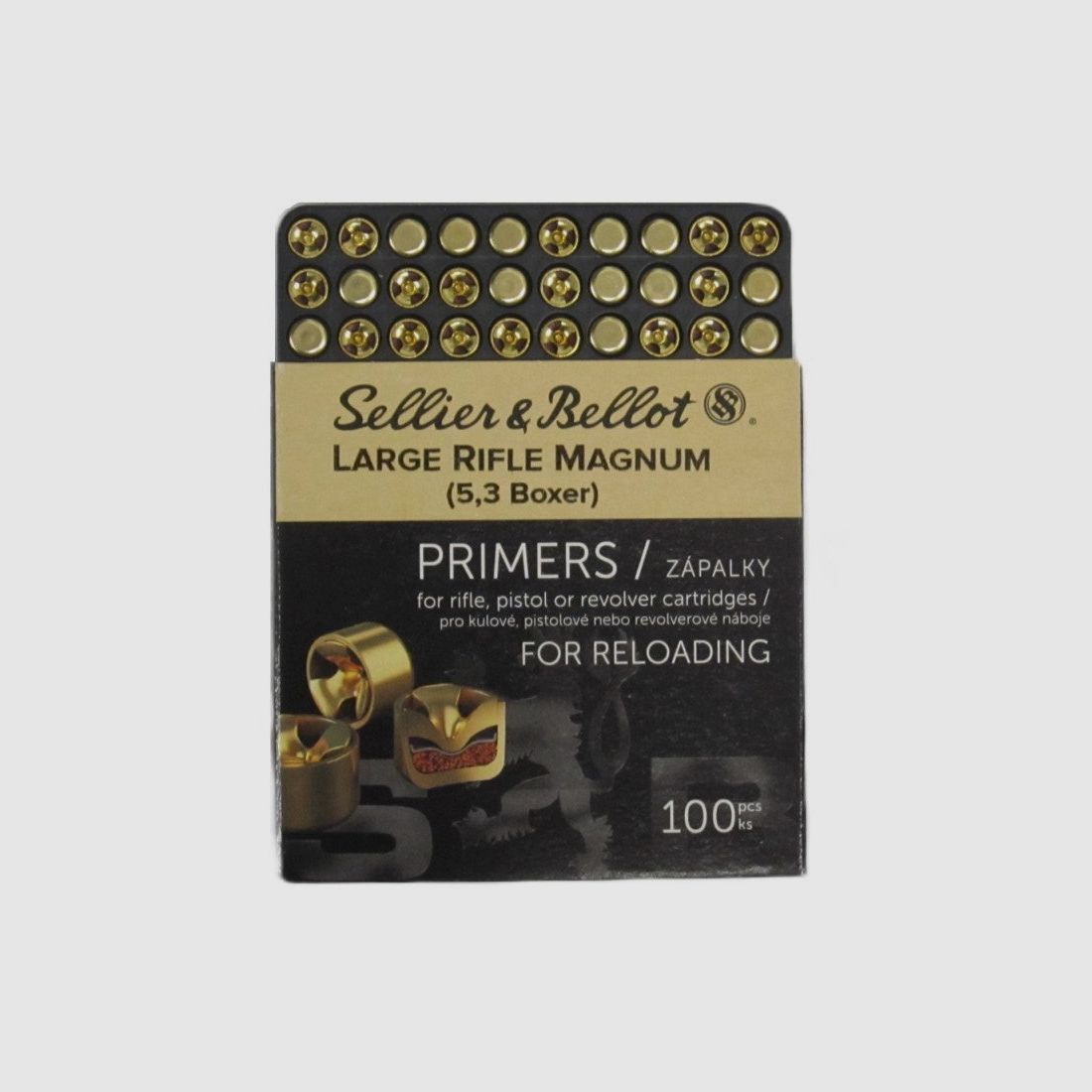 SELLIER & BELLOT INNESCHI LARGE RIFLE MAGNUM CONF. 100PZ