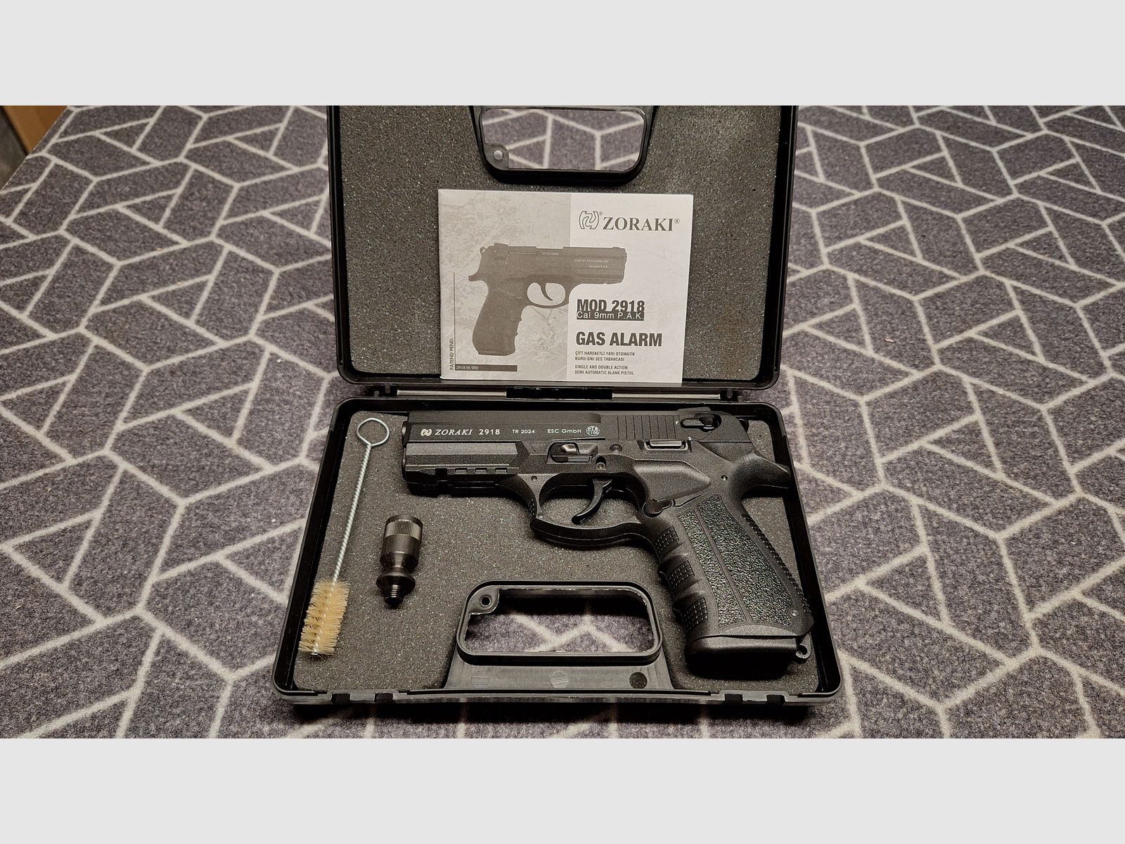 Zoraki 2918 SRS Pistole schwarz PTB1100 NEU!
