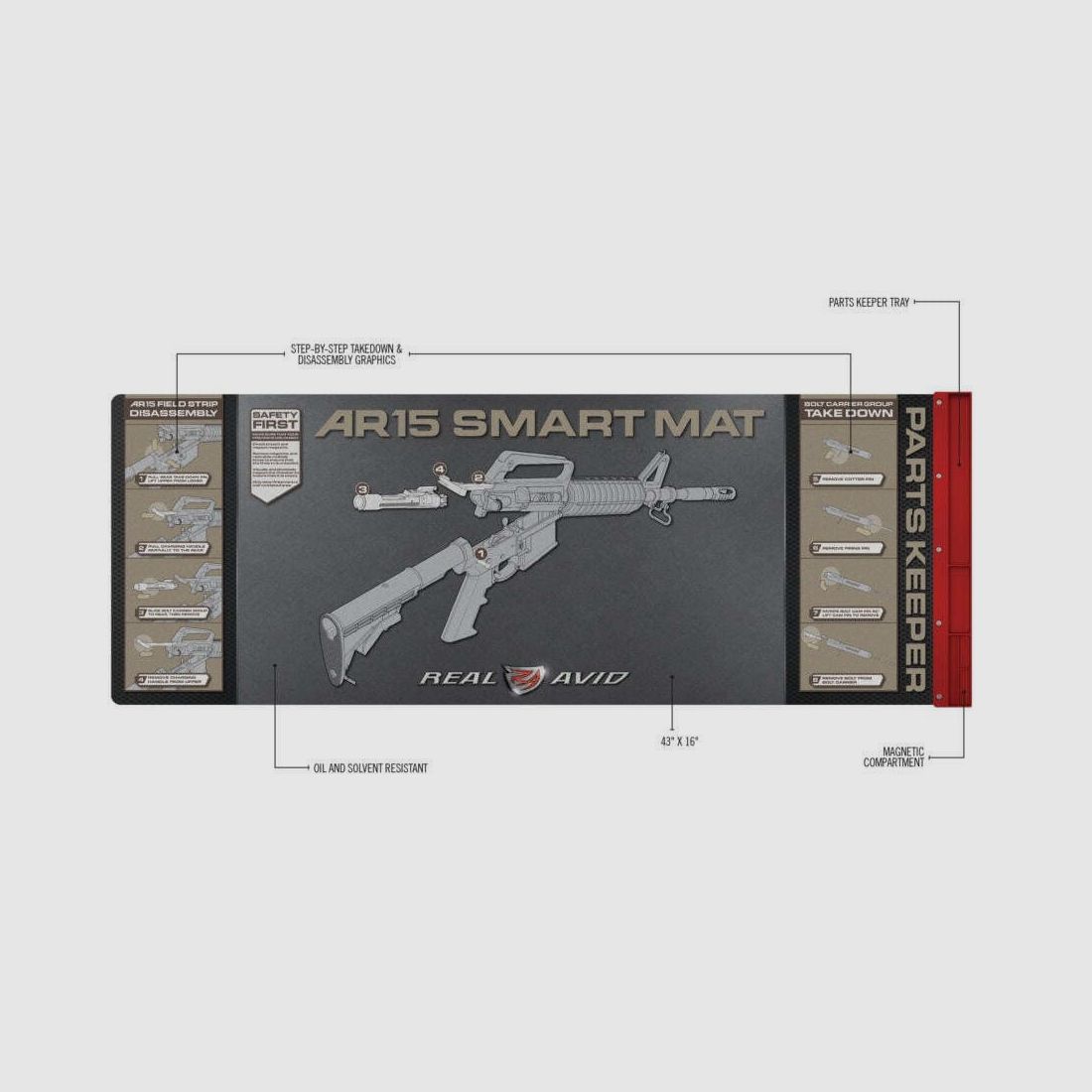 REAL AVID AR15 DISASSEMBLY MAT, image 2 of 5