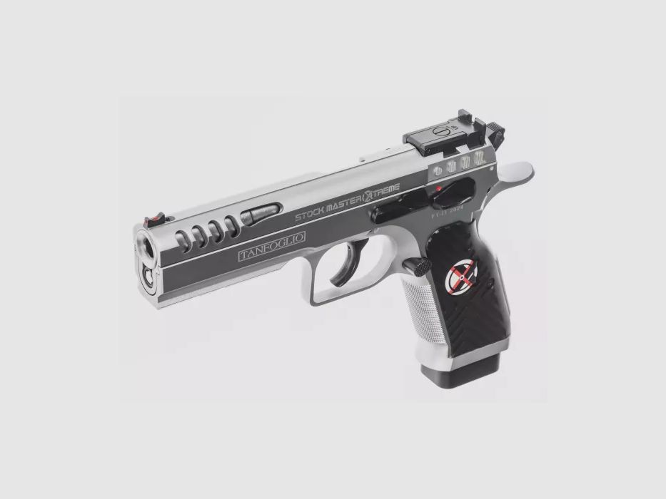 Pistola STOCK Master Xtreme Chrome Cal.9X19 TANFOGLIO, immagine 4 di 8