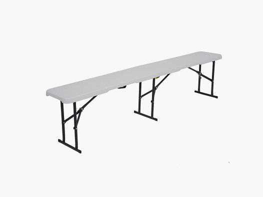 NC3404 Klappbare Gartenbank 183cm in Weiss