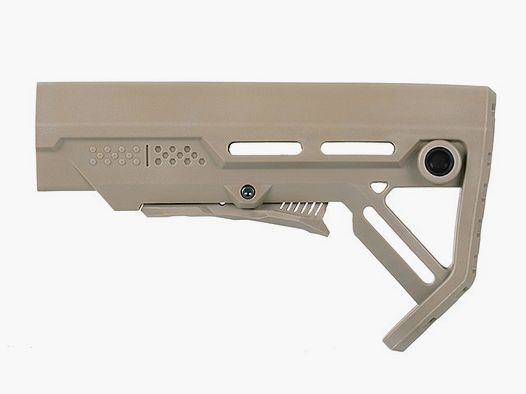 Schulterstütze für M 4 / AR 15 Modelle in Tan Typ II