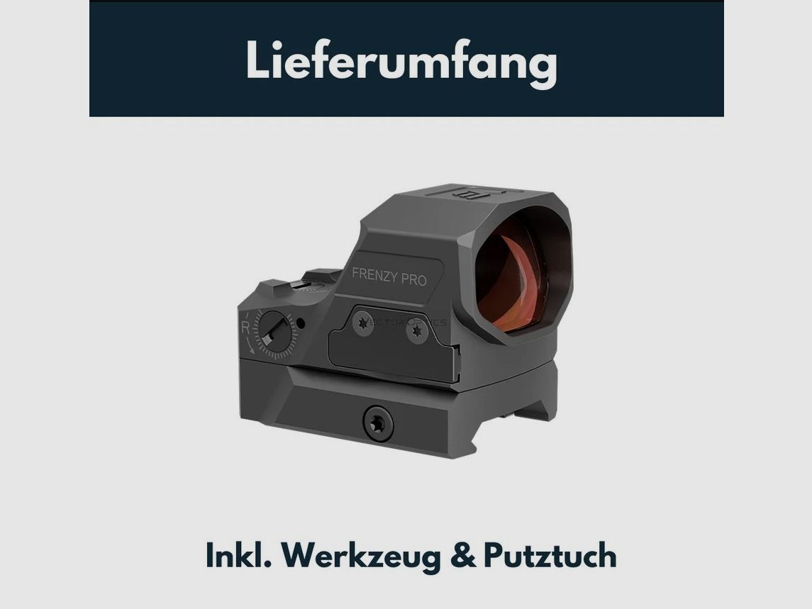 Vector Optics Frenzy Plus 1x19x28 Enclosed GenII SCRD-75 Red Dot Visier Rotpunktvisier Reflex Sight