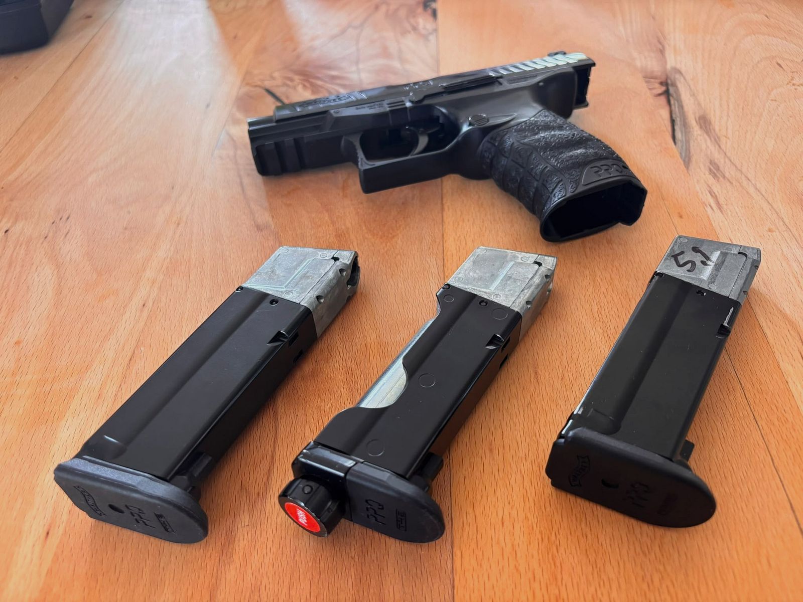 Walther PPQ M2 .43 Ram Waffe PowerSet met 3 magazines