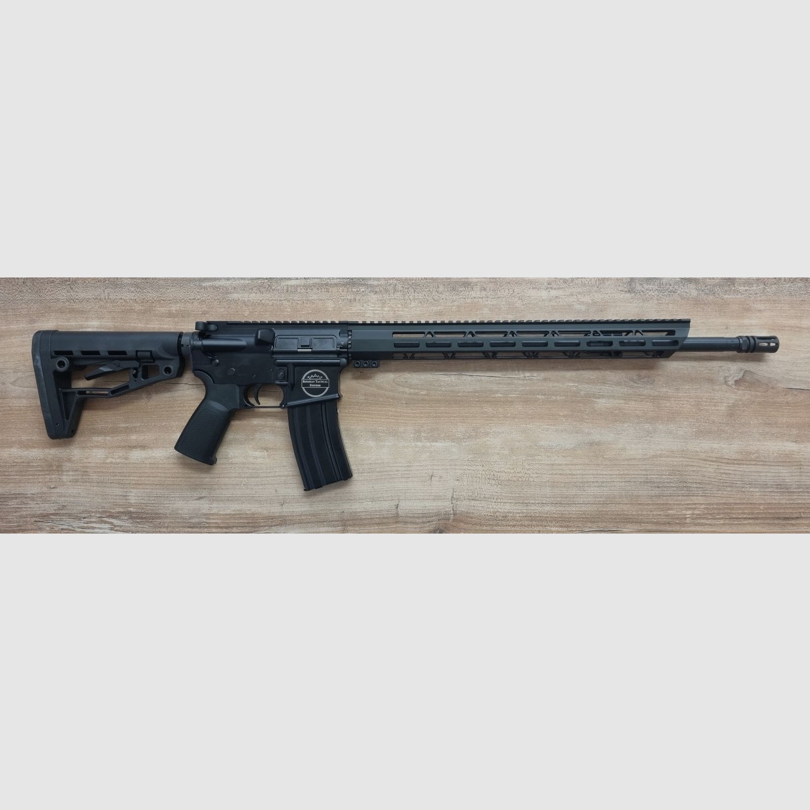 AR15 oder AR Wechselsystem in den Kalibern .223Rem, 9mm Luger, .300 AAC Blackout .450 Bushmaster 6,5 Grendel von BTS Bavarian Tactical Systems