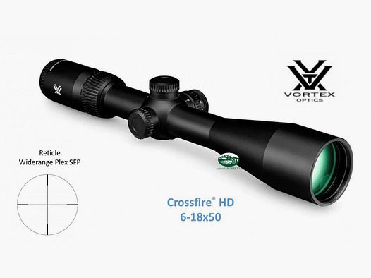 VORTEX CROSSFIRE HD 6-18X50 SFP Viderange Plex moa CFR-61802