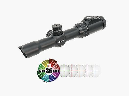 UTG 1-8x28 CQB-jacht richtkijker Mil-Dot Parallax 30m