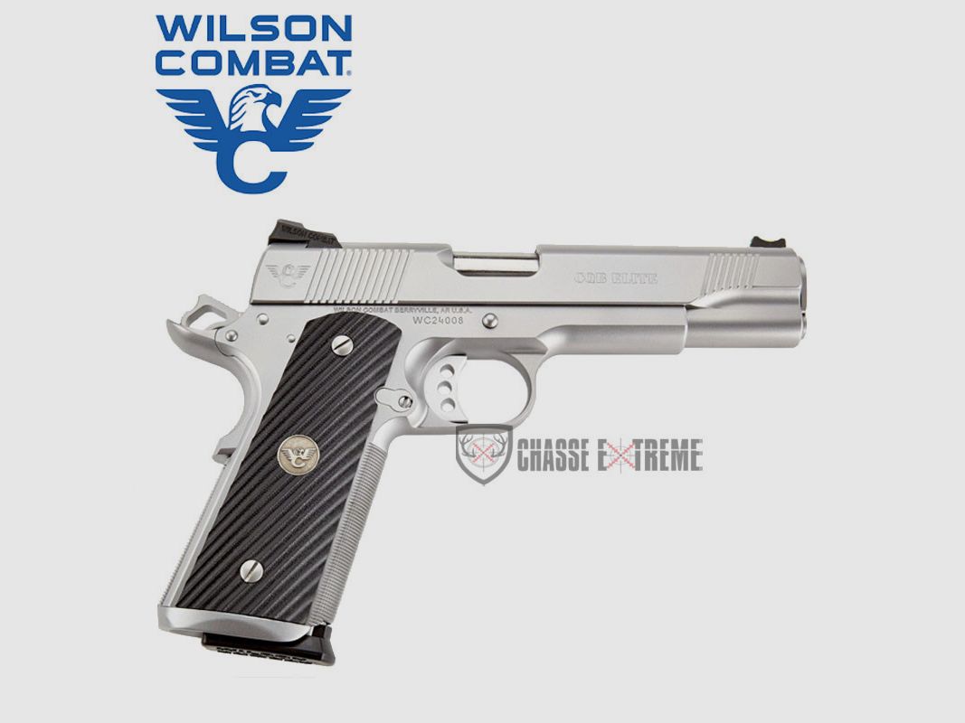 Pistole WILSON COMBAT 1911 Cqb Elite Edelstahl Kal. 9x19 Griffschalen G10 Schwarz, Bild 1 von 2