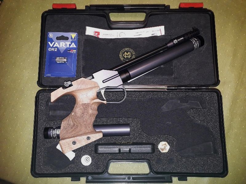 Morini LP CM 162 EI - Titan mit elektronischem Abzug und 2 Kartuschen - NEU - 