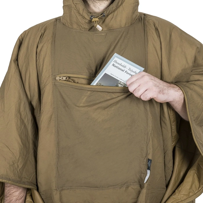 Poncho cape HELIKON SWAGMAN ROLL insulated – Aqua Blue – (one size), image 7 of 18