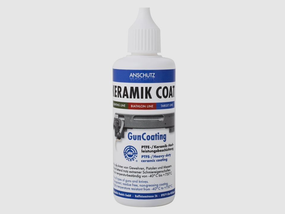 AHG-Anschütz Keramiek Coat vloeibaar 100ml reinigingsaccessoires voor wapens