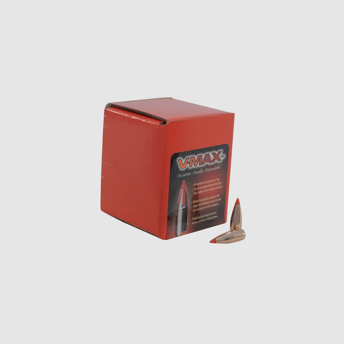 Proiettile Hornady .25/.257 V-MAX 75GR 100 pezzi
