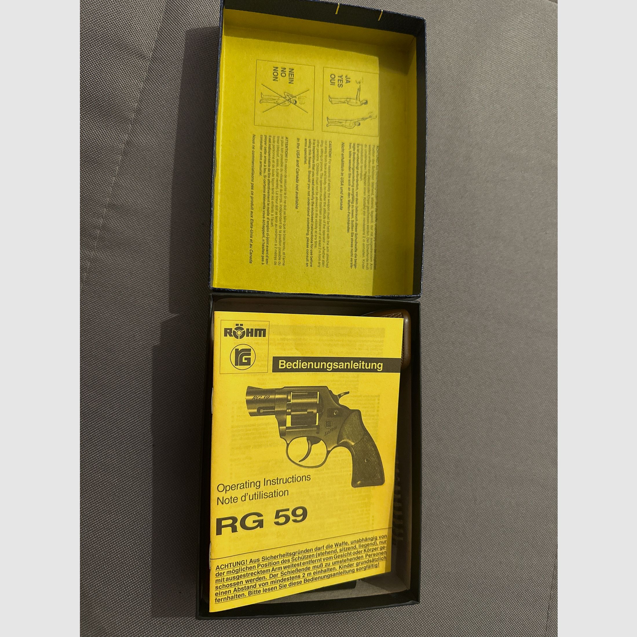 Röhm RG 59 “Le Petit” Schreckschussrevolver 9 mm R.K. inkl. OVP