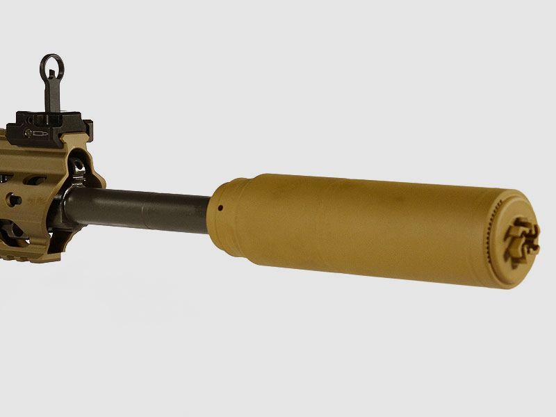 B&T QDM Slimline, SRBS Gewehr-Schalldämpfer M.A.R.S, Cerakote RAL8000 (wie G28)