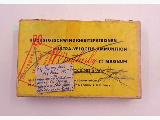 Dynamit Nobel Büchsenpatronen 7mmWeatherbyMagnum