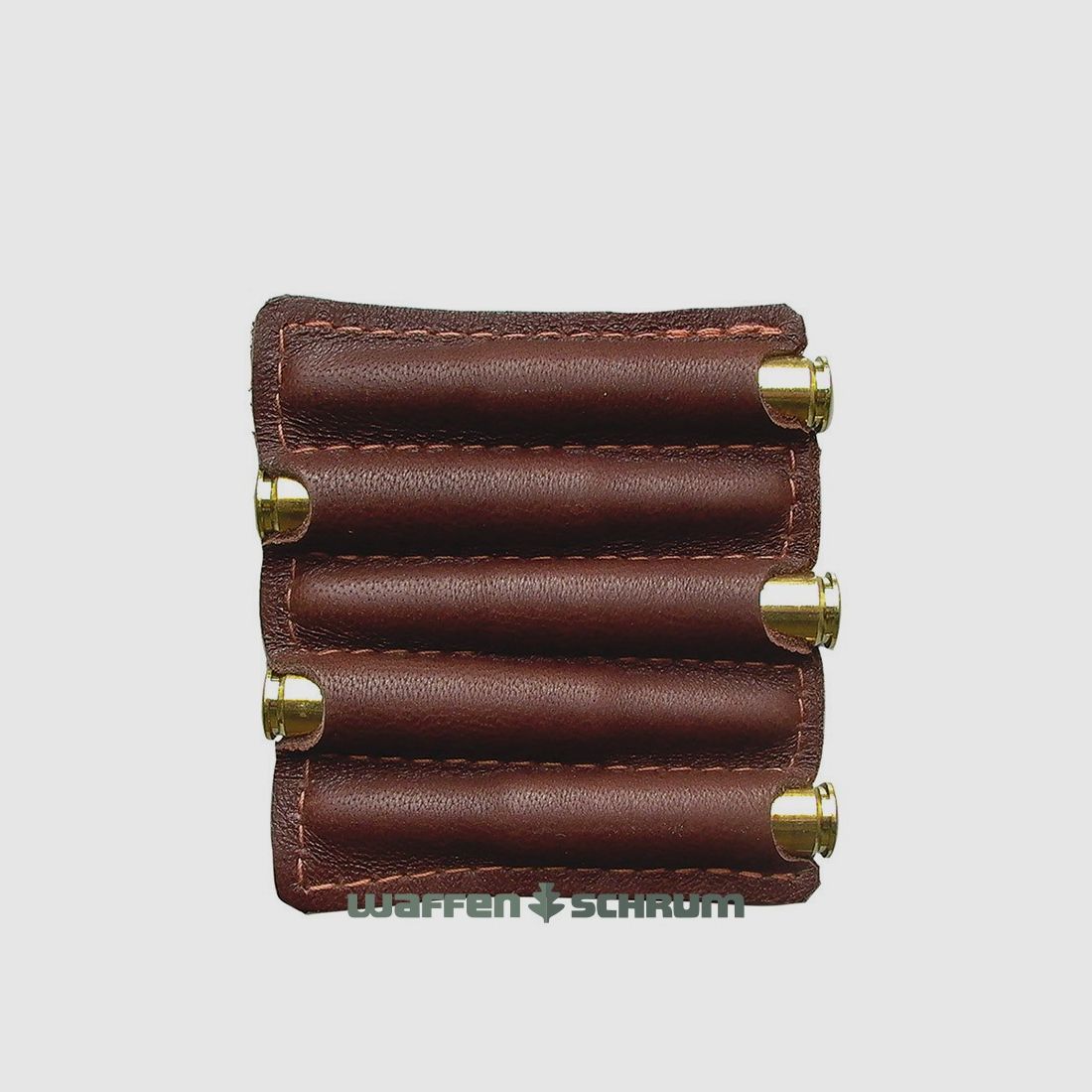 AKAH Patronenetui Elchleder fl 5 Kugelpatronen