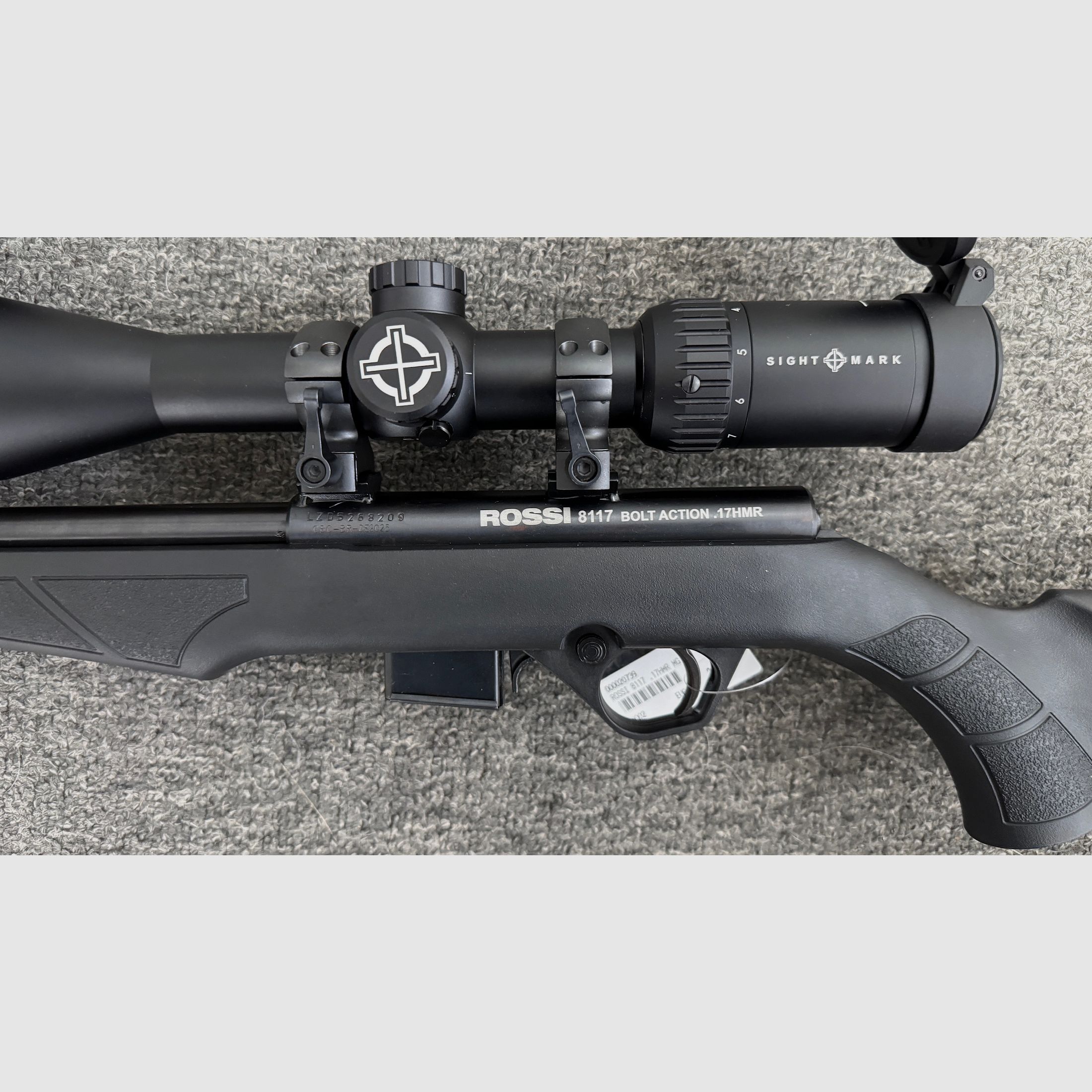 Rossi 8117 .17 HMR, MG, including 3-9x50 DX with LP, 2x magazine
