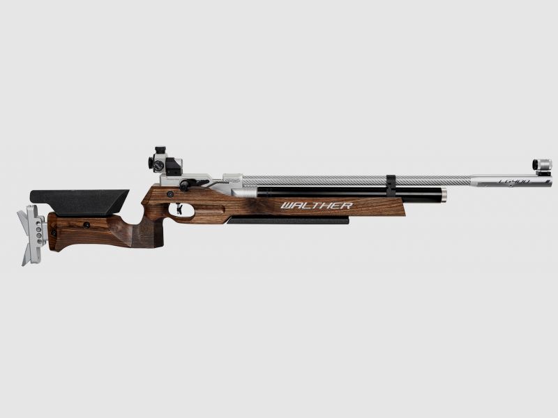 WALTHER LG400 HOLZSCHAFT FREIHAND "MIT NUßBAUM-SCHAFT"