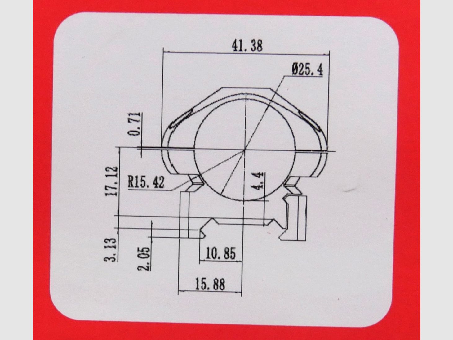 Nikko Stirling Ringmontage 1" 25,4 mm Low Diamond Steel Lock 2 dlg NSM1WL