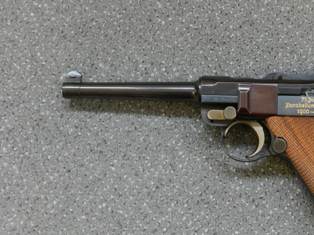SONDERMODELL MAUSER 08 75 JAHRE PARABELLUM-PISTOLE 1900-1975