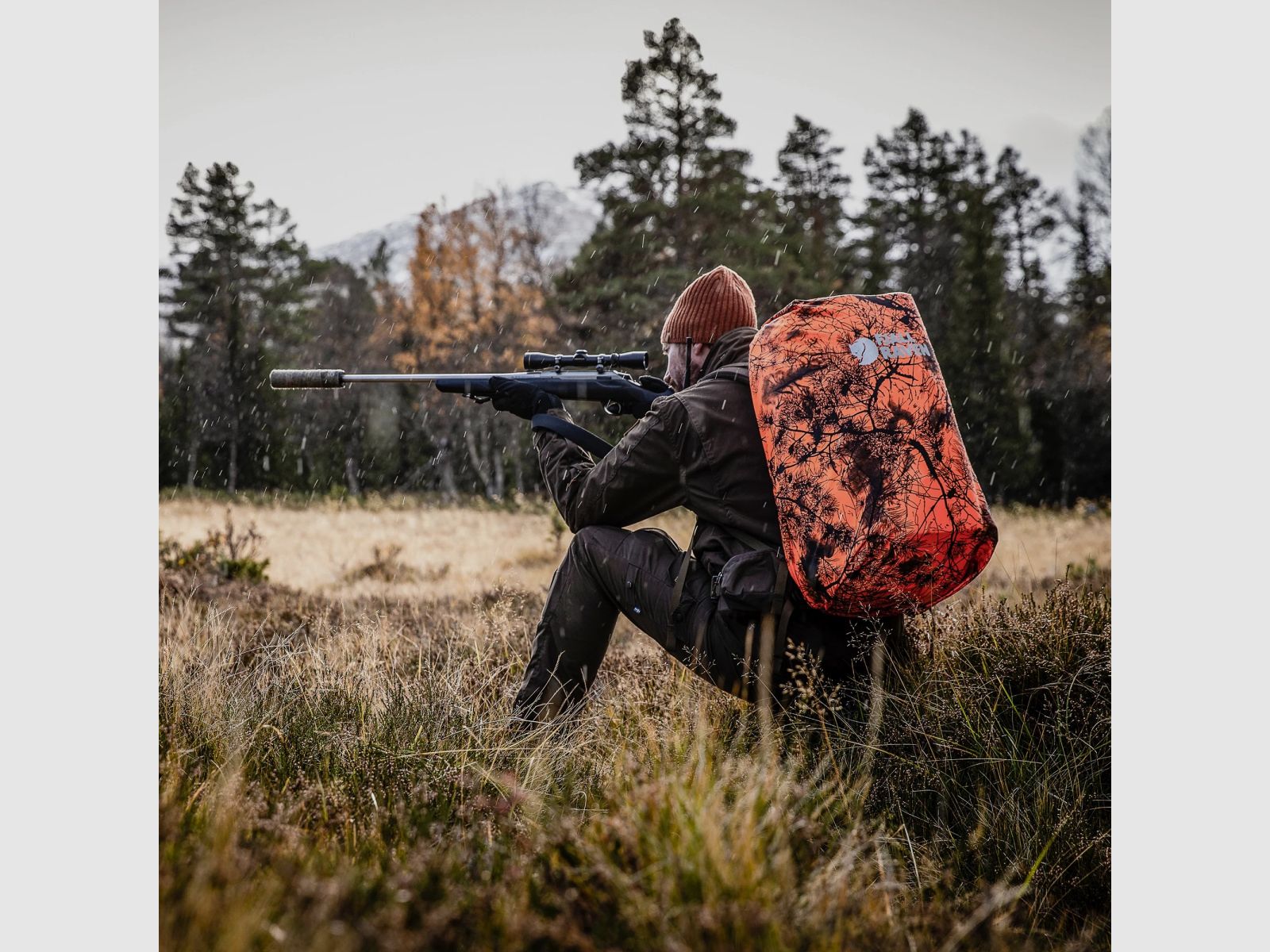 FJÄLLRÄVEN Singi Stubben Sitzrucksack Dark Olive