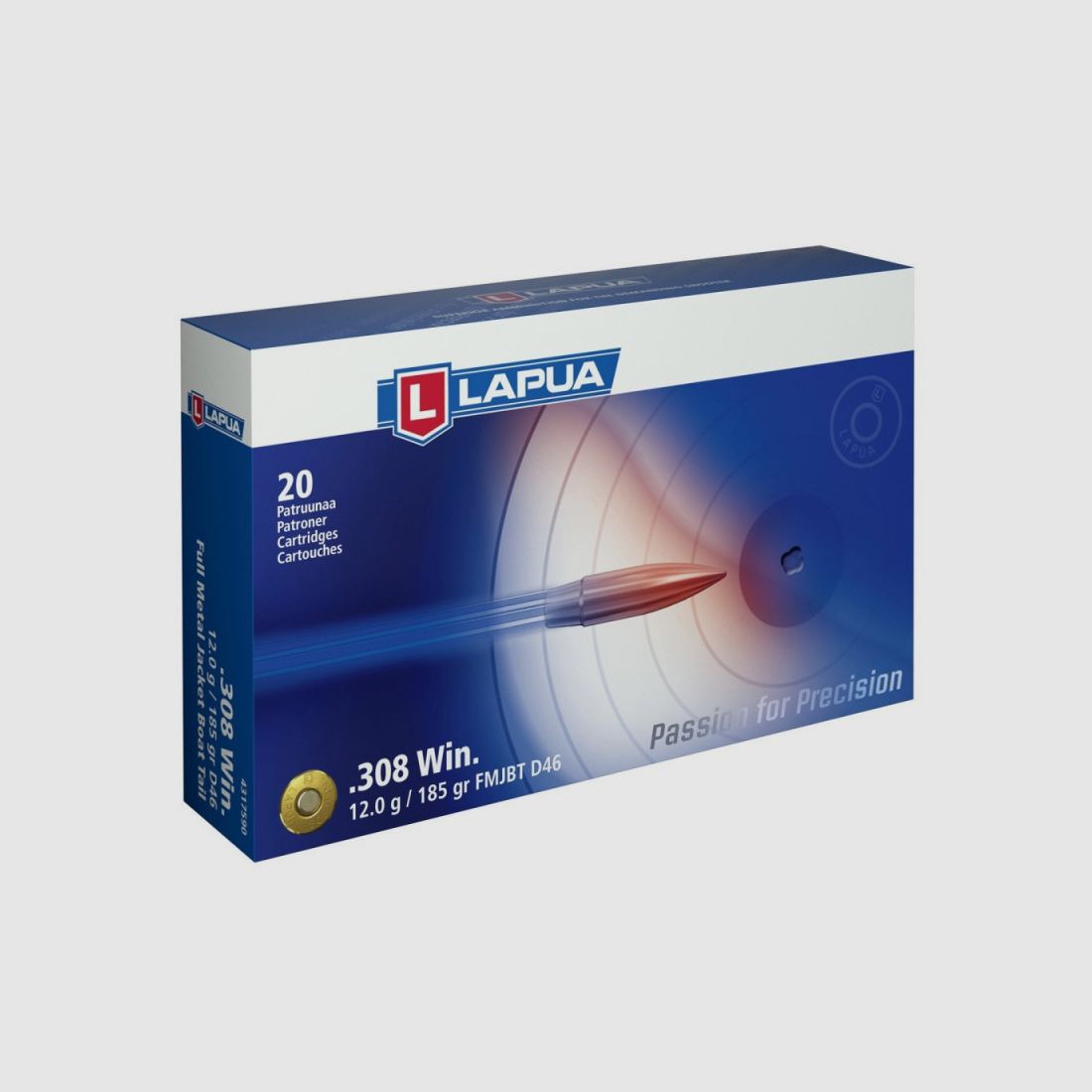 Lapua .308 Win. VM D46 12 g 185 gr