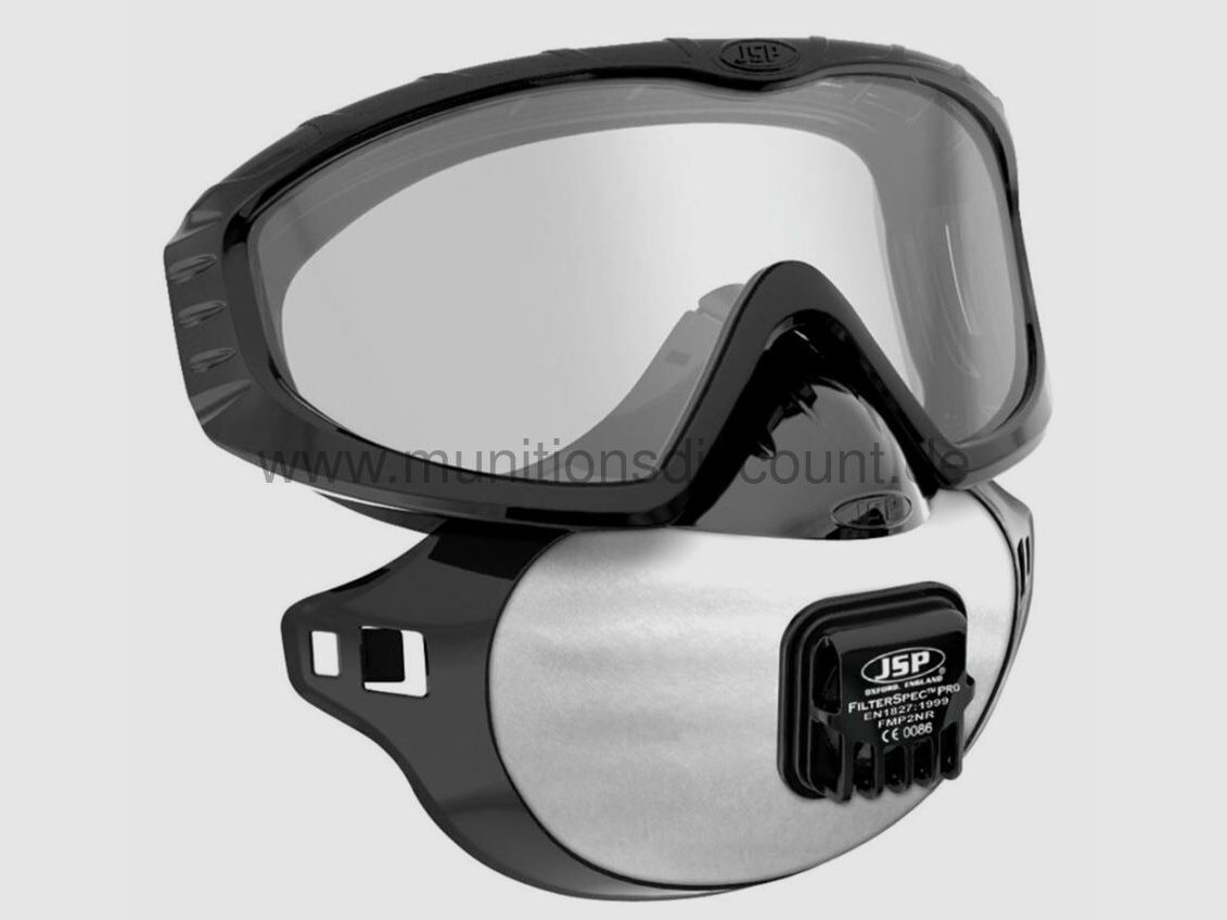 JSP Safety Schutzbrille mit Atemschutzmaske