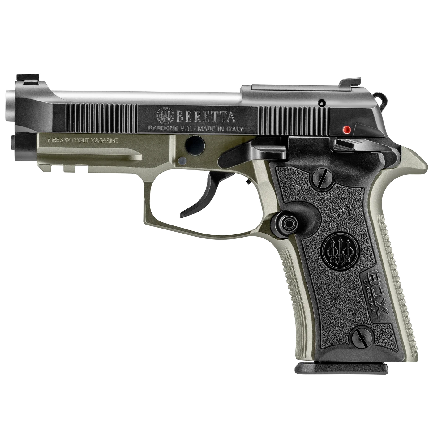 Pistola Beretta 80X Cheetah Green 9x17, immagine 1 di 7
