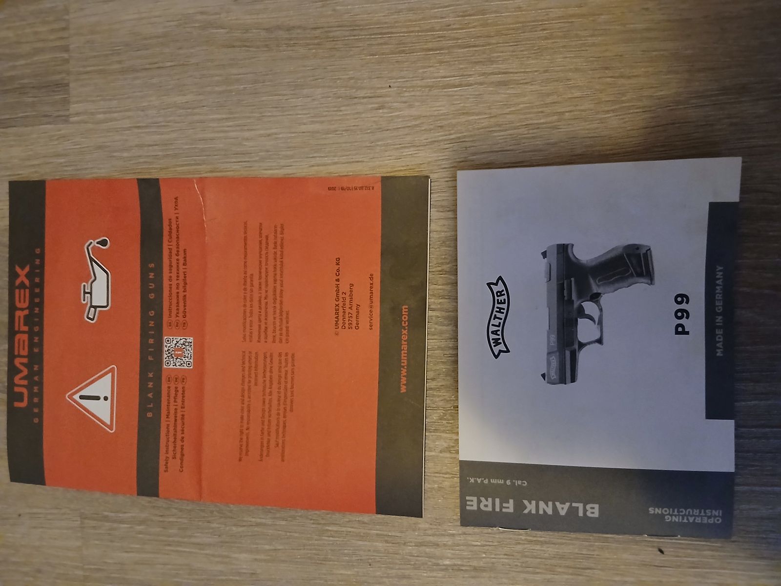 Pistola de fogueo Walther P99